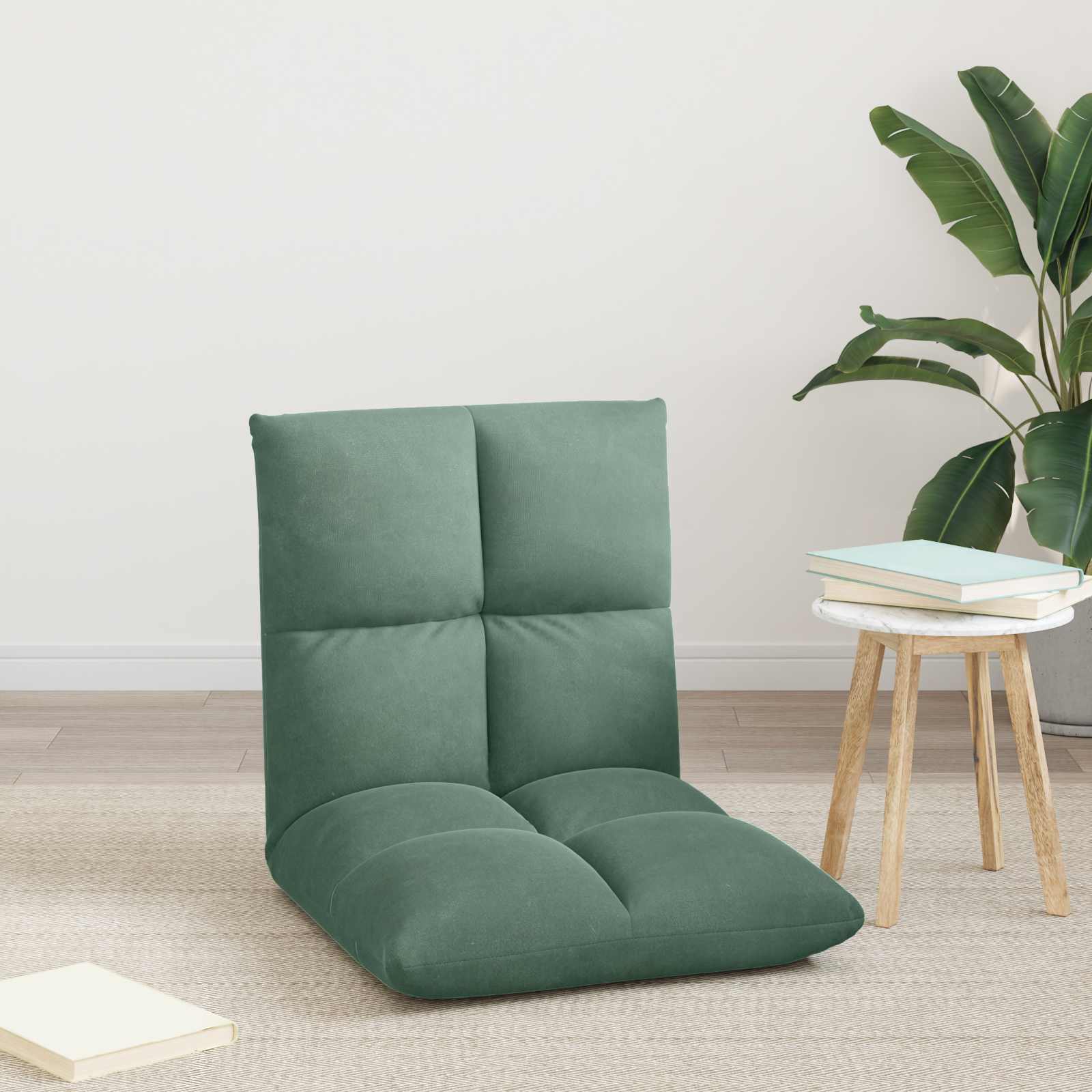 Vloerstoel Zeegroen 50 x 61 x 57 cm Fluweel