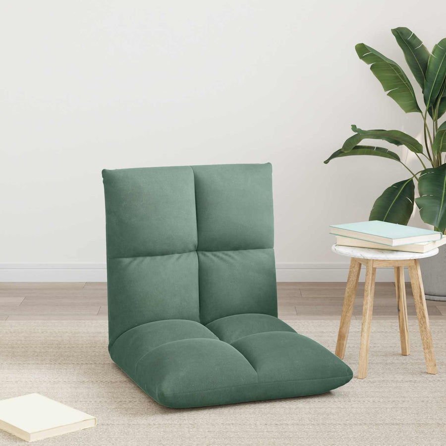 Vloerstoel Zeegroen 50 x 61 x 57 cm Fluweel