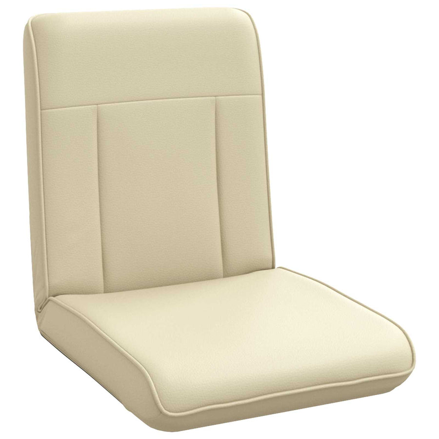 Vloerstoel Crème 50 x 73 x 60 cm Nep Leer