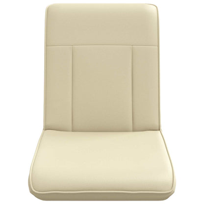 Vloerstoel Crème 50 x 73 x 60 cm Nep Leer