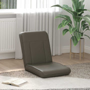 Vloerstoel grijs 50x73x60 cm kunstleer