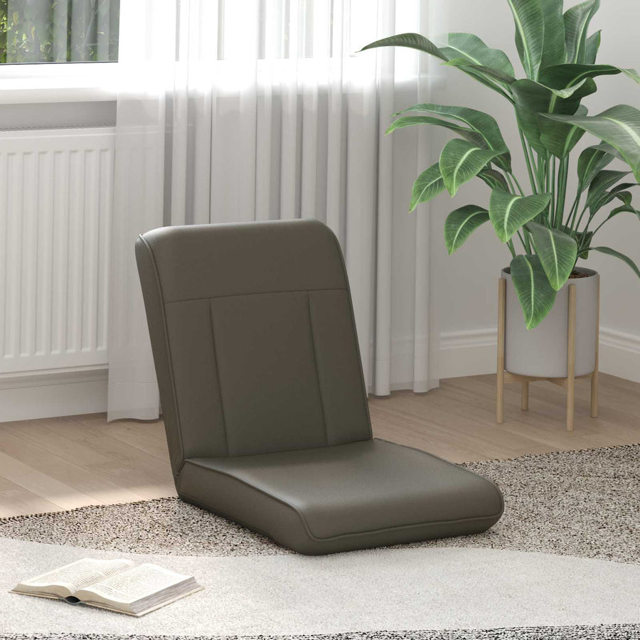 Vloerstoel Grijs 50 x 73 x 60 cm Nep Leer