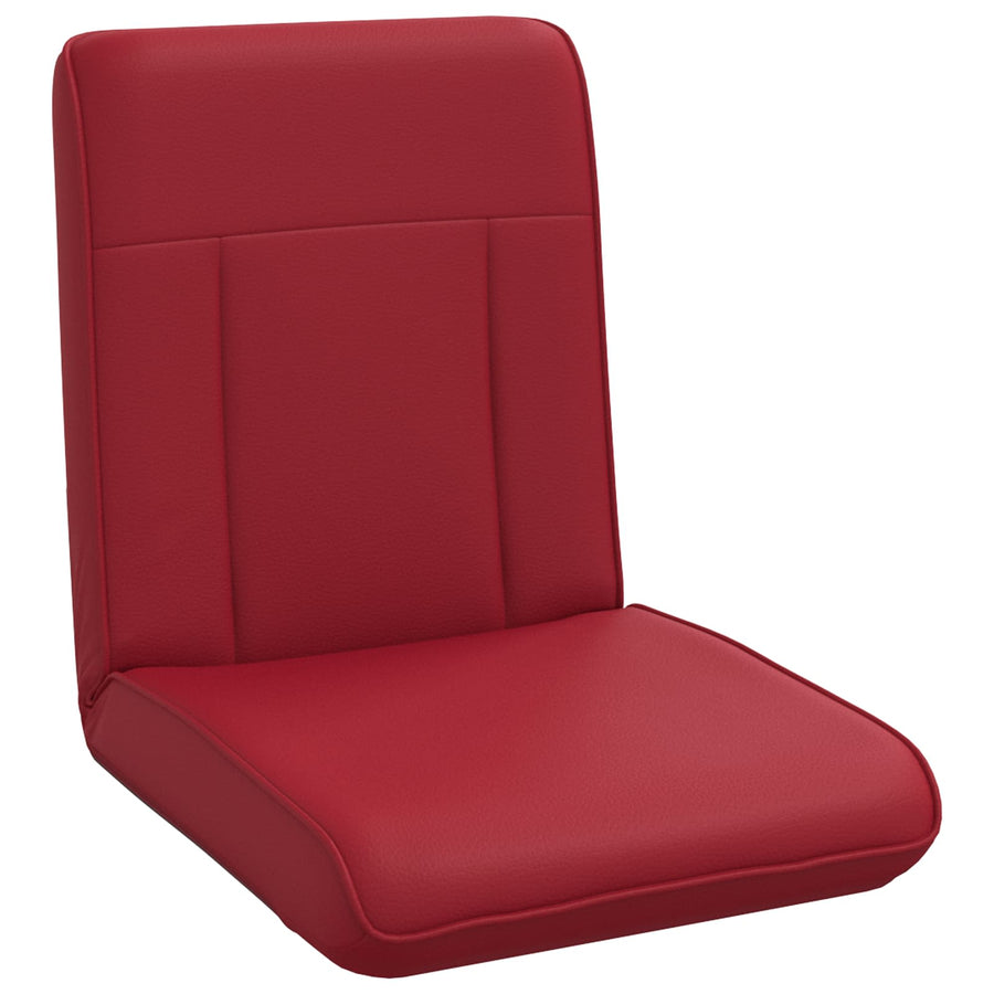 Vloerstoel Wijnrood 50 x 73 x 60 cm Nep Leer