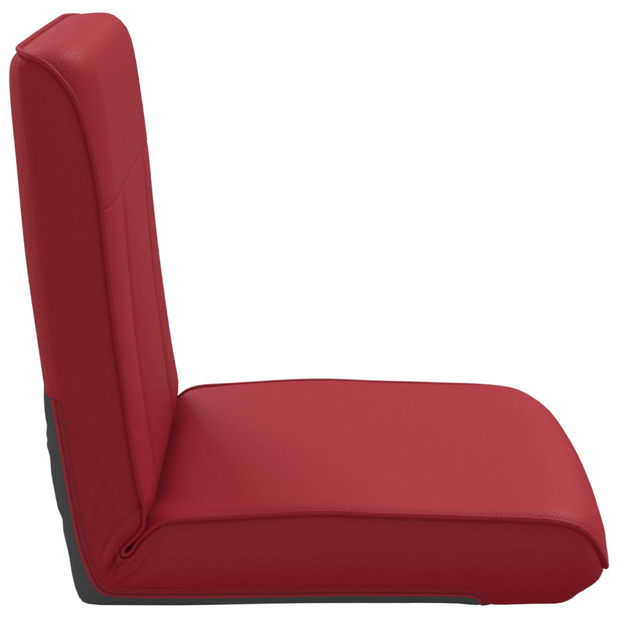 Vloerstoel Wijnrood 50 x 73 x 60 cm Nep Leer