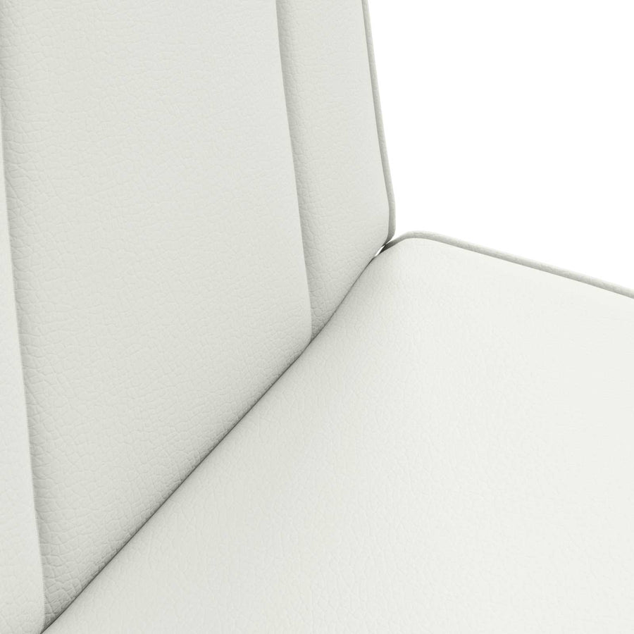 Vloerstoel Wit 50 x 73 x 60 cm Nep Leer