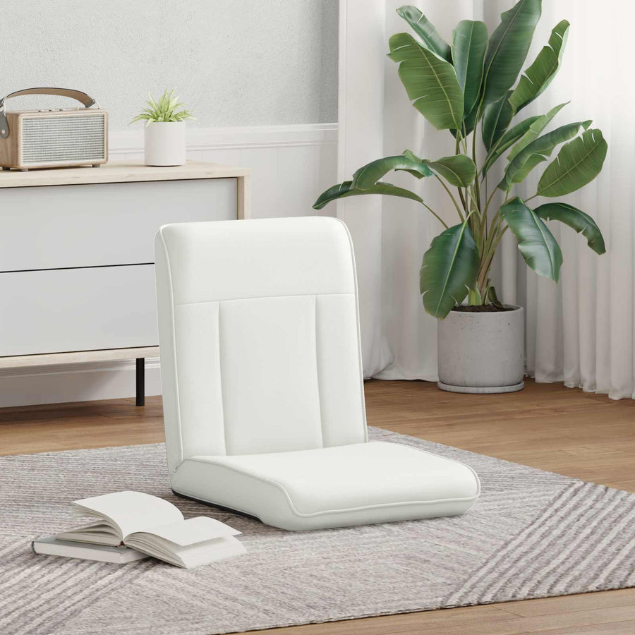 Vloerstoel Wit 50 x 73 x 60 cm Nep Leer