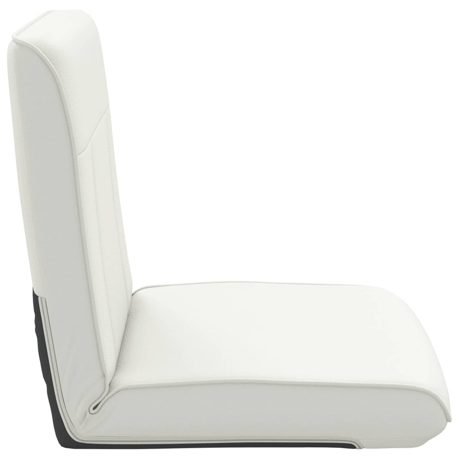 Vloerstoel Wit 50 x 73 x 60 cm Nep Leer