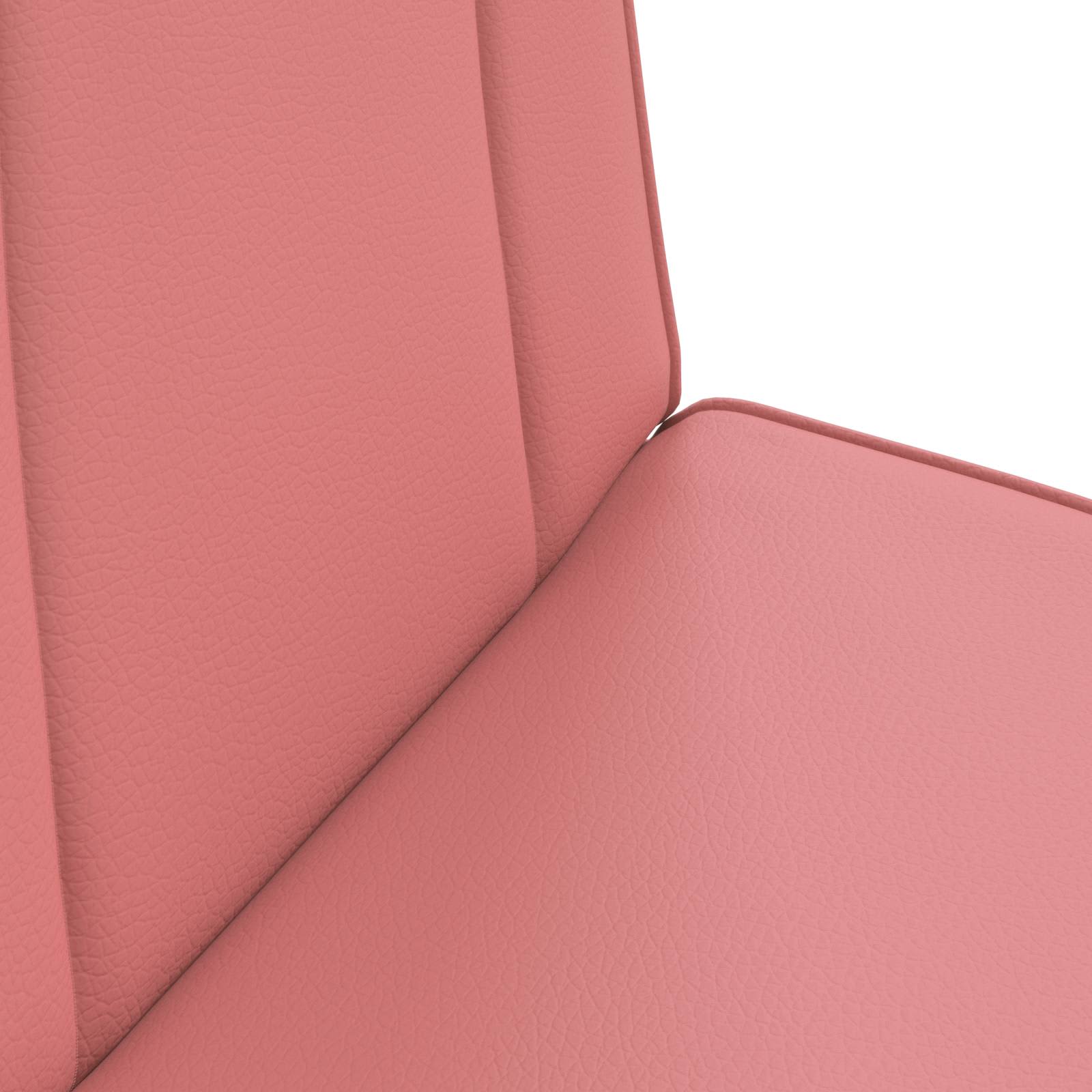 Vloerstoel Roze 50 x 73 x 60 cm Nep Leer