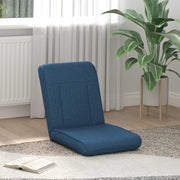 Vloerstoel blauw 50x73x60 cm stof