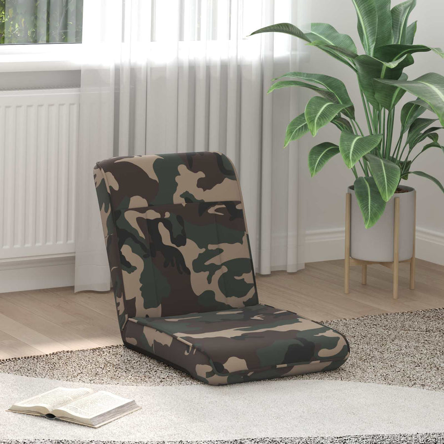 Vloerstoel Legergroen 50 x 73 x 60 cm Stof