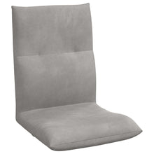 Vloerstoel Lichtgrijs 46 x 50 x 61 cm Fluweel