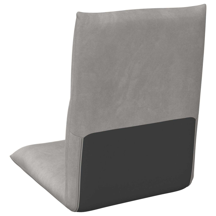 Vloerstoel Lichtgrijs 46 x 50 x 61 cm Fluweel