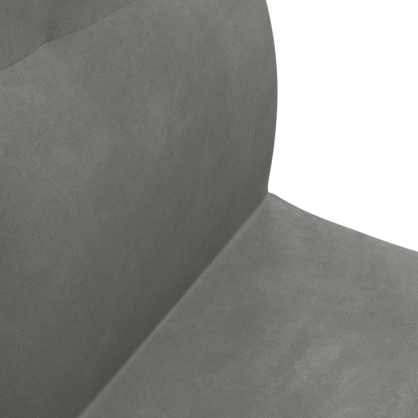 Vloerstoel Donkergrijs 46 x 50 x 61 cm Fluweel