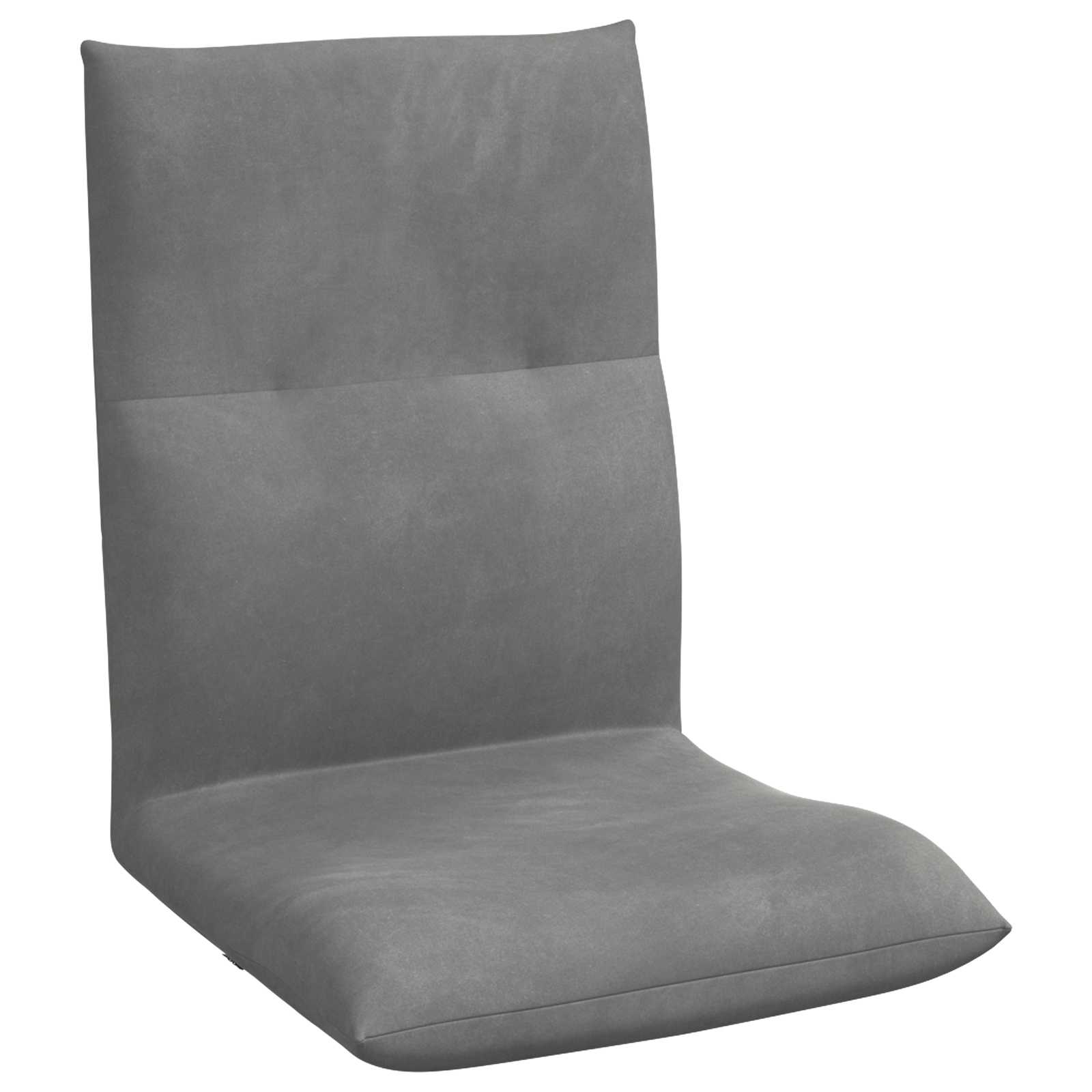 Vloerstoel Donkergrijs 46 x 50 x 61 cm Fluweel