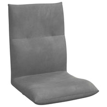 Vloerstoel Donkergrijs 46 x 50 x 61 cm Fluweel