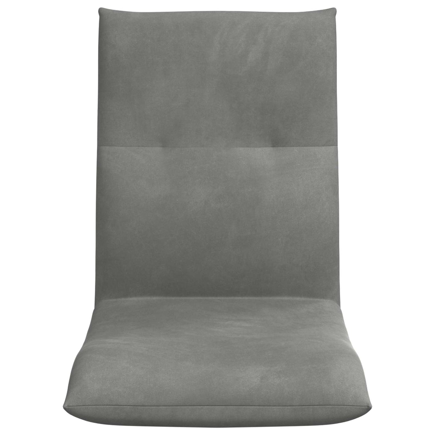 Vloerstoel Donkergrijs 46 x 50 x 61 cm Fluweel