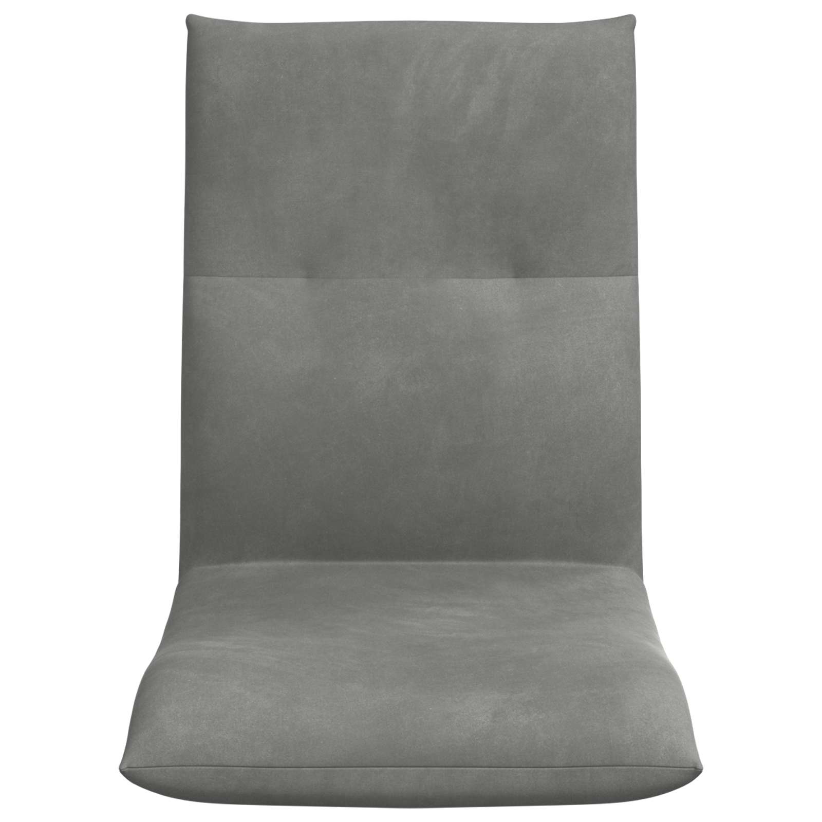 Vloerstoel Donkergrijs 46 x 50 x 61 cm Fluweel