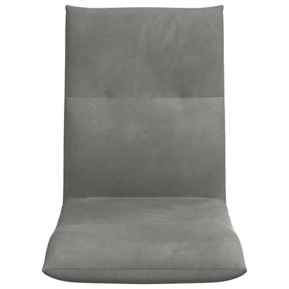 Vloerstoel Donkergrijs 46 x 50 x 61 cm Fluweel