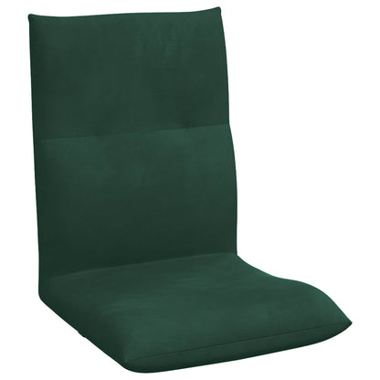 Vloerstoel Donkergroen 46 x 50 x 61 cm Fluweel
