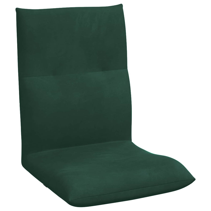 Vloerstoel Donkergroen 46 x 50 x 61 cm Fluweel