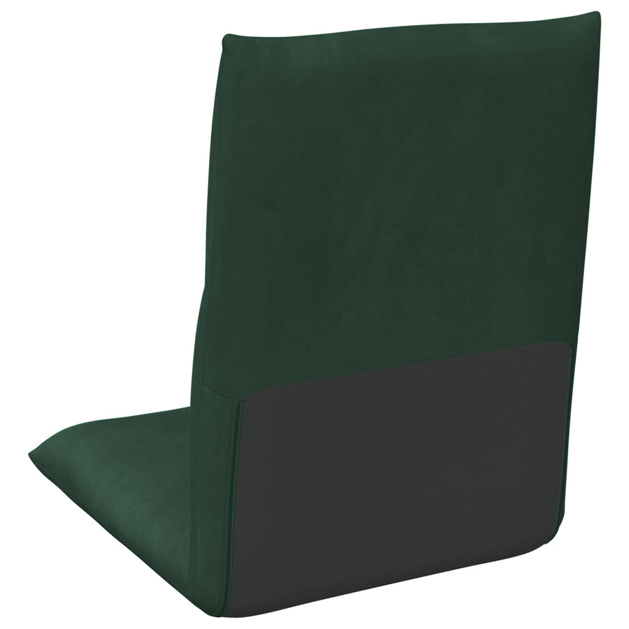 Vloerstoel Donkergroen 46 x 50 x 61 cm Fluweel