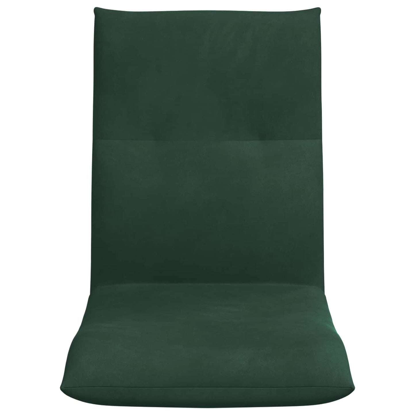 Vloerstoel Donkergroen 46 x 50 x 61 cm Fluweel
