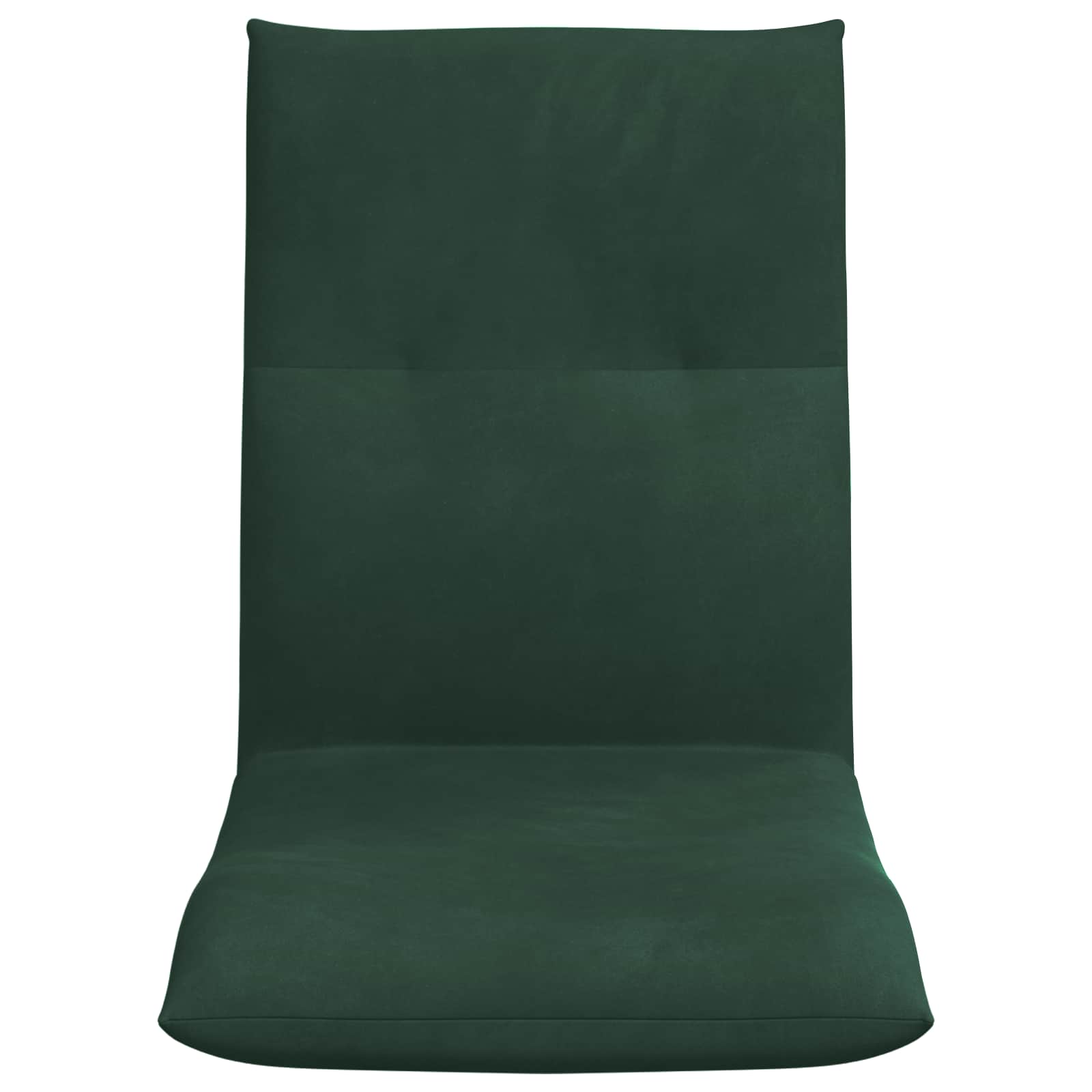 Vloerstoel Donkergroen 46 x 50 x 61 cm Fluweel