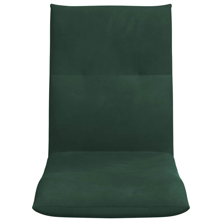 Vloerstoel Donkergroen 46 x 50 x 61 cm Fluweel