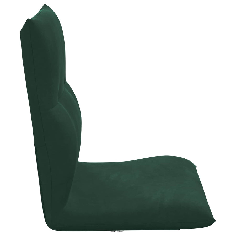 Vloerstoel Donkergroen 46 x 50 x 61 cm Fluweel