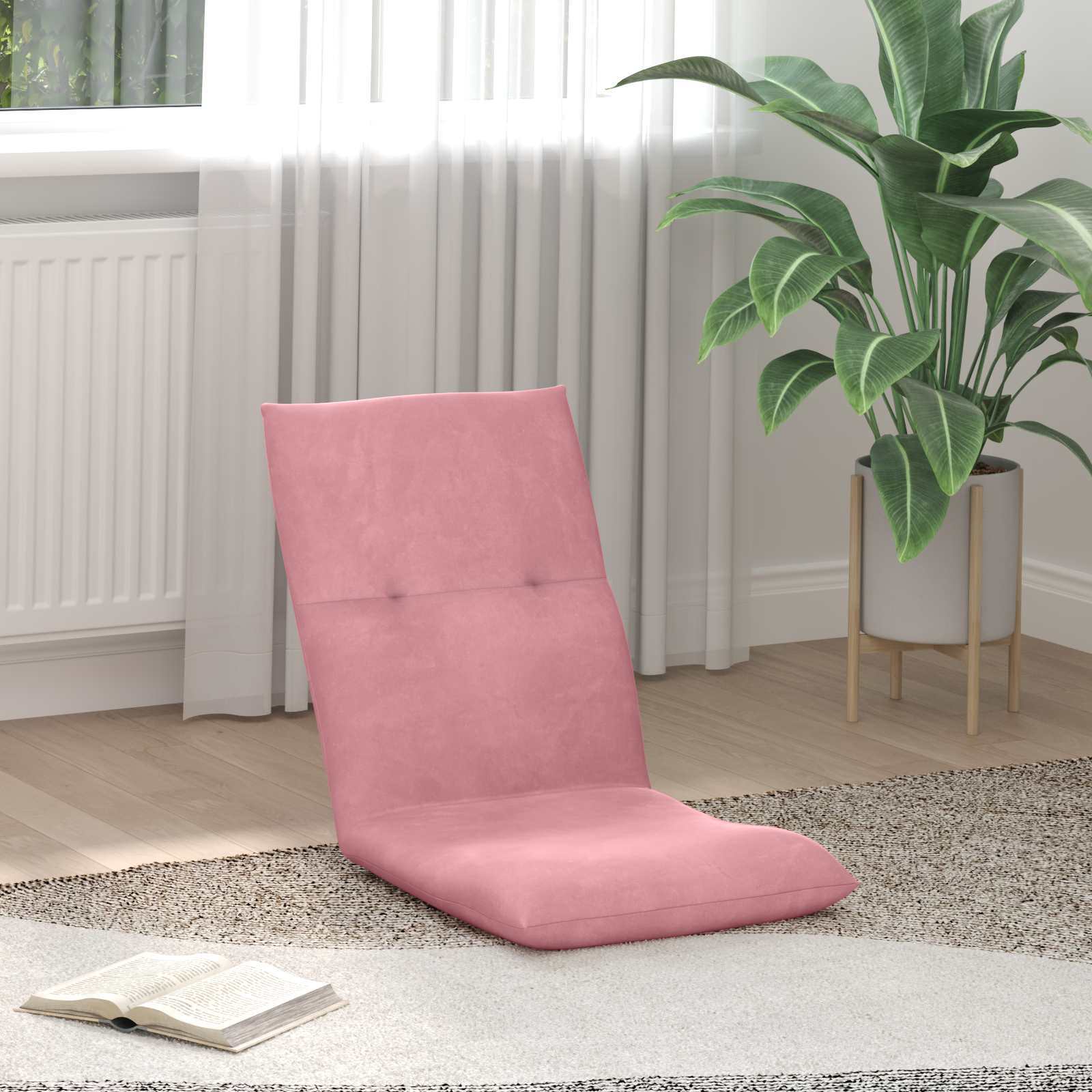 Vloerstoel Roze 46 x 50 x 61 cm Fluweel