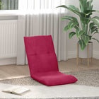 Vloerstoel wijnrood fluweel 46x50x61 cm