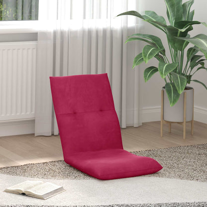 Vloerstoel Wijnrood 46 x 50 x 61 cm Fluweel