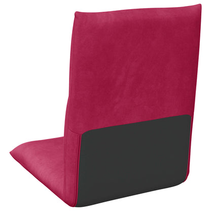 Vloerstoel Wijnrood 46 x 50 x 61 cm Fluweel