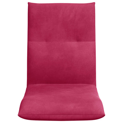 Vloerstoel Wijnrood 46 x 50 x 61 cm Fluweel