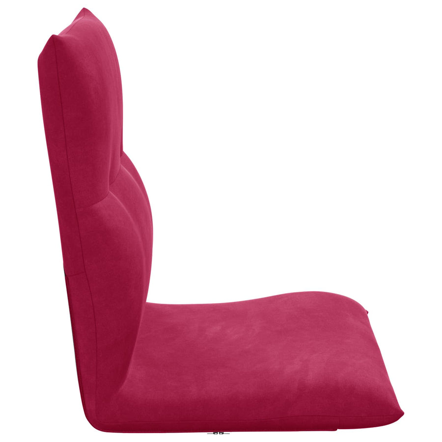 Vloerstoel Wijnrood 46 x 50 x 61 cm Fluweel