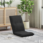 Vloerstoel zwart 46x50x61 cm fluweel