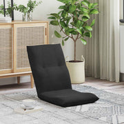 Vloerstoel zwart 46x50x61 cm fluweel