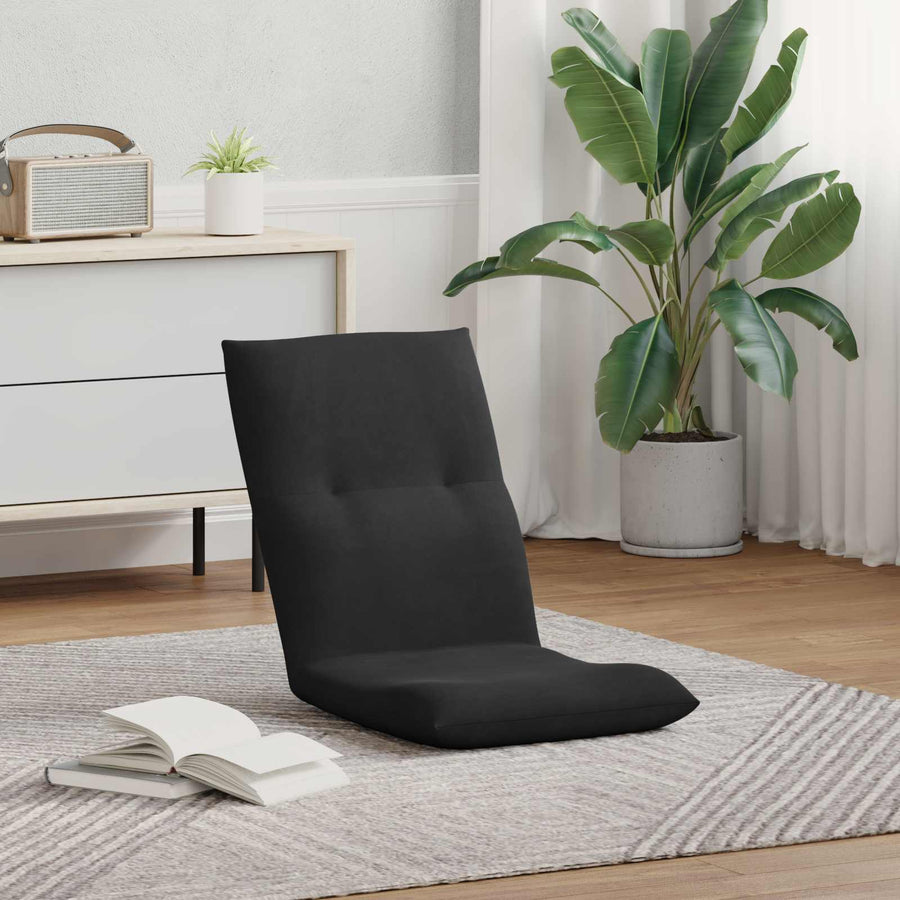 Vloerstoel Zwart 46 x 50 x 61 cm Fluweel