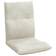 Vloerstoel Crème 46 x 50 x 61 cm Fluweel
