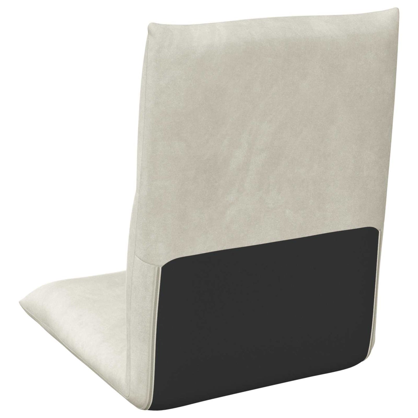 Vloerstoel Crème 46 x 50 x 61 cm Fluweel