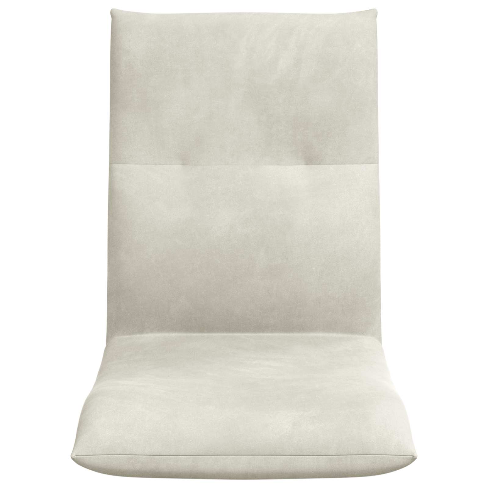 Vloerstoel Crème 46 x 50 x 61 cm Fluweel