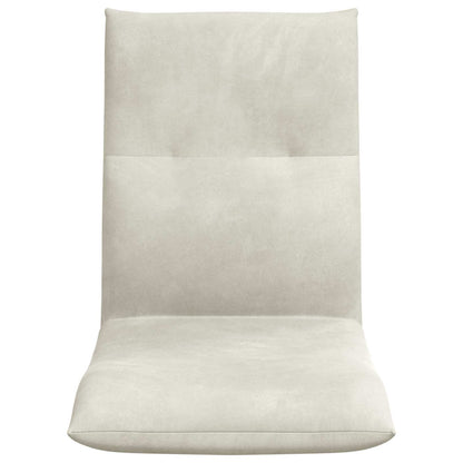 Vloerstoel Crème 46 x 50 x 61 cm Fluweel