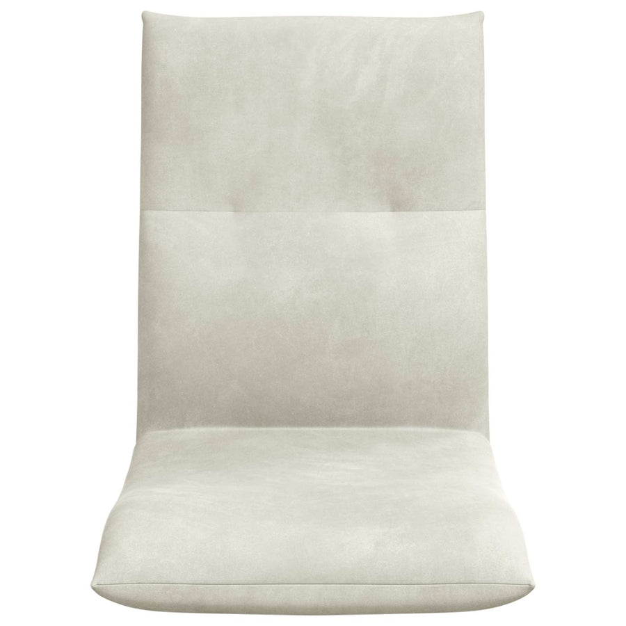 Vloerstoel Crème 46 x 50 x 61 cm Fluweel