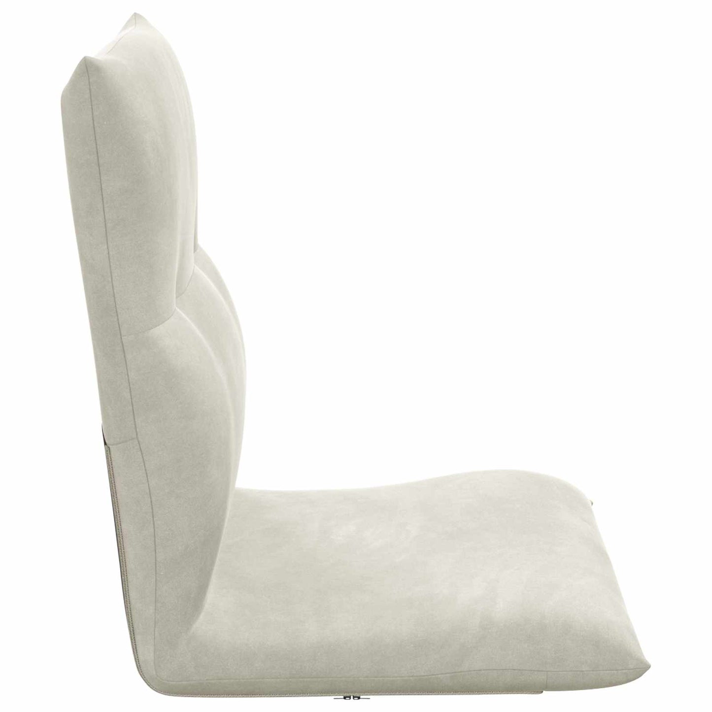 Vloerstoel Crème 46 x 50 x 61 cm Fluweel