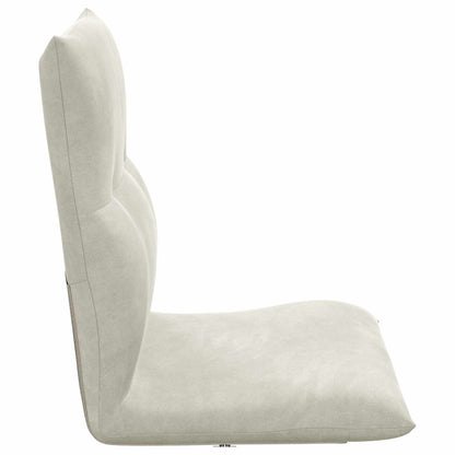 Vloerstoel Crème 46 x 50 x 61 cm Fluweel