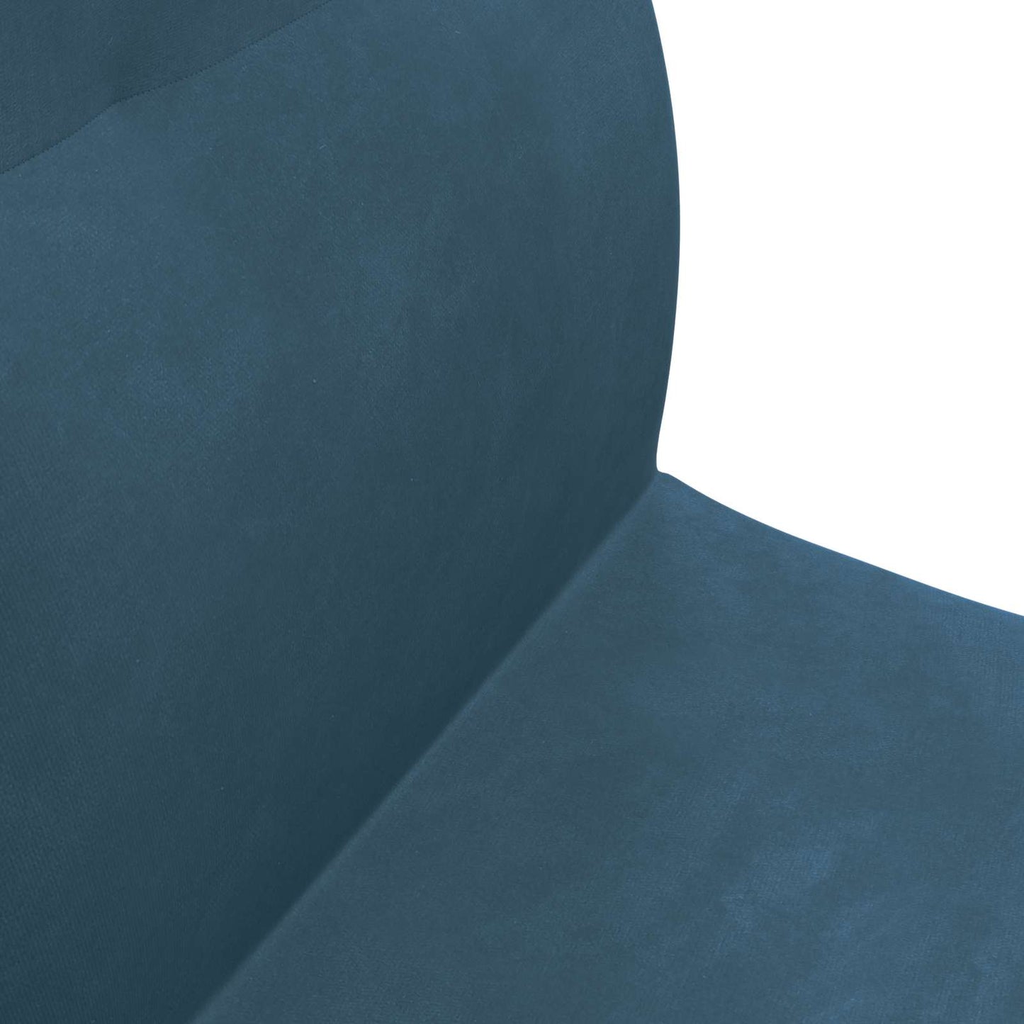 Vloerstoel Blauw 46 x 50 x 61 cm Fluweel