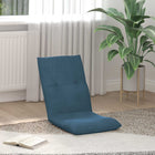 Vloerstoel blauw fluweel 46x50x61 cm