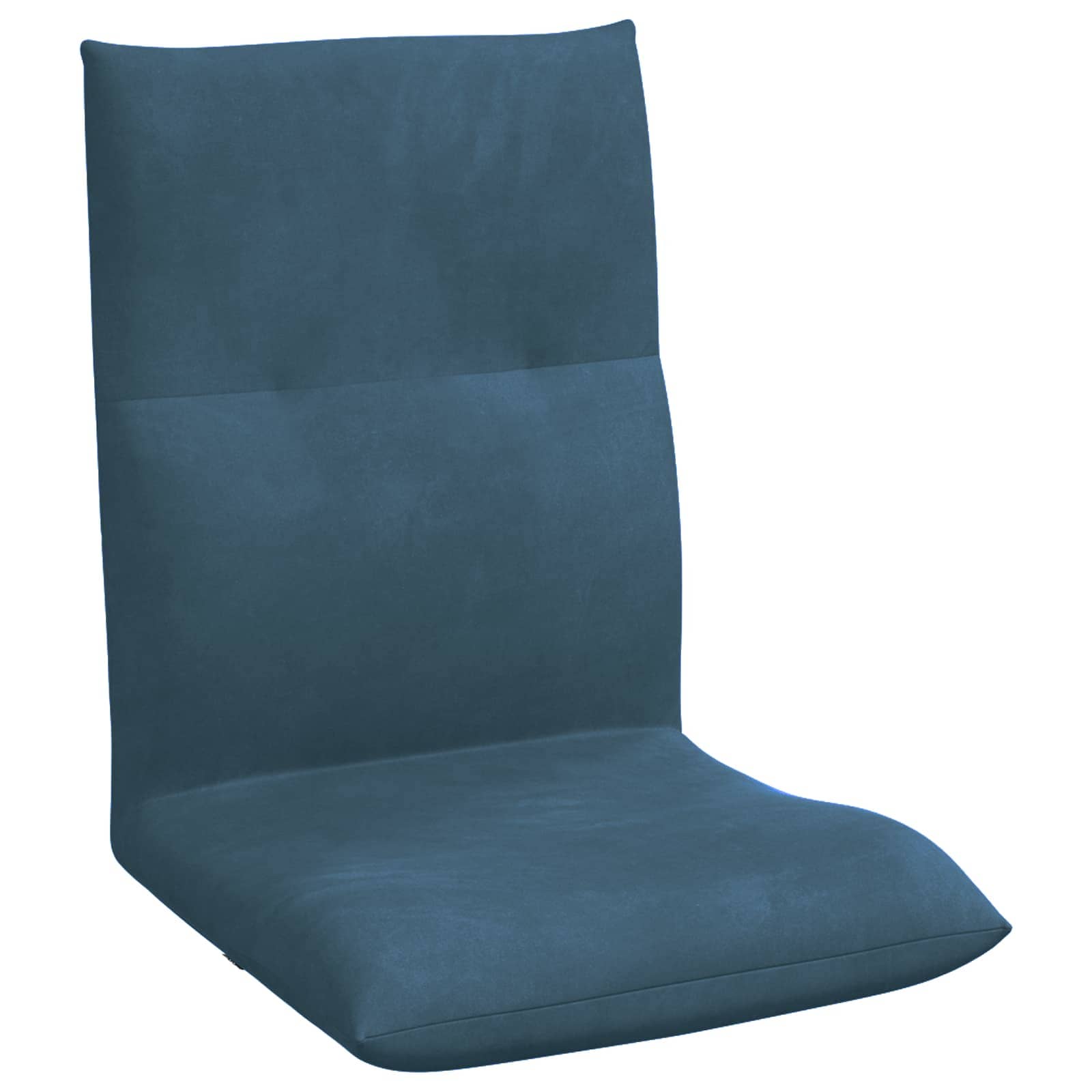 Vloerstoel Blauw 46 x 50 x 61 cm Fluweel
