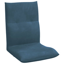 Vloerstoel Blauw 46 x 50 x 61 cm Fluweel