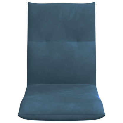 Vloerstoel Blauw 46 x 50 x 61 cm Fluweel